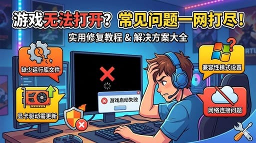 游戏无法打开常见问题-熊猫游戏网